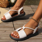Thick-soled Platform Sandals for Women 2025 Summer New Women's Shoes Trend Soft Stylish and Comfortable Large Size 43 Sandals