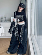 Pants Two Pieces Set Grid Trousers Tops Suits Casual Daily Childrens Clothes 2025 New Fashionable Children Autumn Clothing Girls