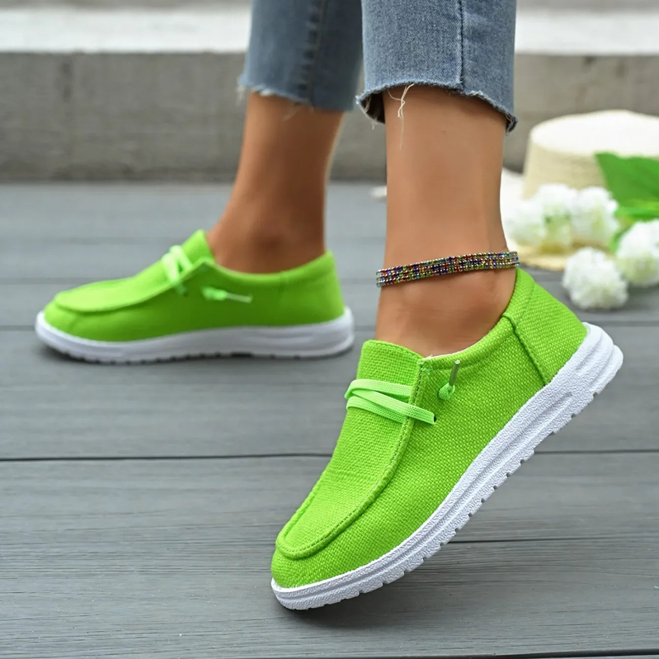 Women Flats Shoes New Summer Casual Breathable Loafers Platform Designer Shoes Slip on Fashion Sneakers Women Zapatos De Mujer