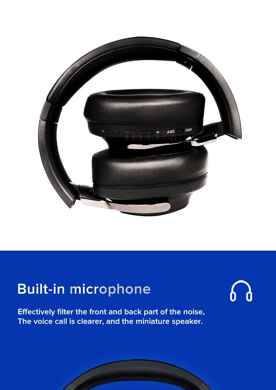 Wireless Bluetooth headphones noise-cancelling stereo 5.3 headphones high-quality wireless headphones HIFi sound effects