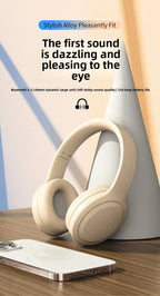 Wireless Bluetooth Headphones Over Ear HIFI Stereo Headsets Noise Reduction Sports Gaming Earphones Music Player with Mic gifts