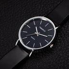 Women's Watches Simple Style Watch Fashion Metal Round Dial Analog Quartz Watch for Men Women Minimalist Watch Quartz Clock