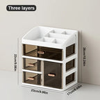 Cosmetics Storage Box Cosmetics Storage Box Drawer, Large Capacity Dust-proof Skincare Product Display Rack, Desktop Storage Box