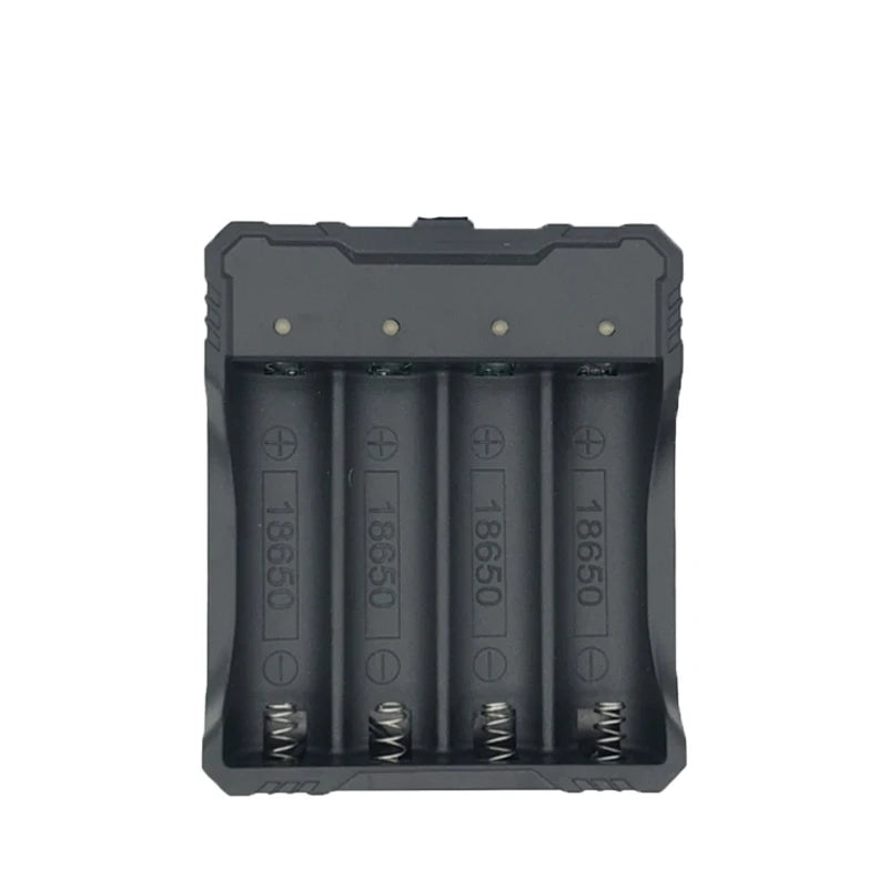 For 18650 Battery Charger 4 Chargers 4 Slot Wire Charger Intelligent Fast Charging for 18650 Li-Ion Battery Flashlight Battery