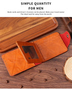 Men's Wallets with 100 US Dollar Pattern Wallet Male Leather Wallet Photo Card Holder Fashion Large Capacity Wallet Purse Bag