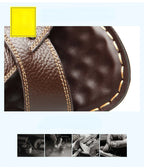 Men's Leather Summer Sandals 2025 Non-slip Thick-soled Comfort Soft Outdoor Beach Slippers