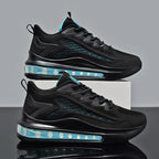 Men's casual sports shoes, men's running shoes, air cushion, men's spring and autumn new fashion, breathable soft soles