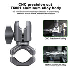 FANAUE Motorcycle Mobile Phone Holder Extension Handlebar Hoop Ball head Base Sports Camera Quick Disassembly Anti-theft