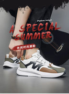 Men's Shoes,Lightweight and Fashionable Sports Shoes with Soft Soles for Casual Wear, Anti-slip and Durable Running Sports Shoes