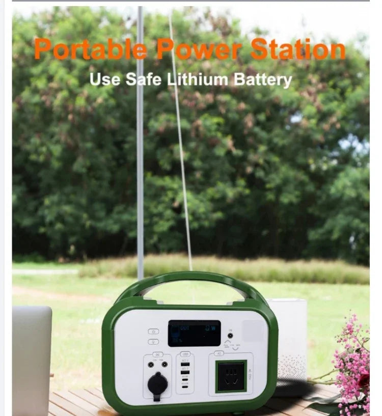 500w / 600w  Power Bank 220/110V Backup  Station Camping  Source