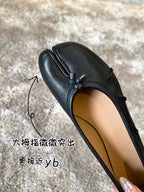 Women Flat Ballet Shoes Tabi Toe-shaped Single Flats Female Pig Hoof Leisure Shoes Soft Mocassins Femmes Casual Shoes Woman