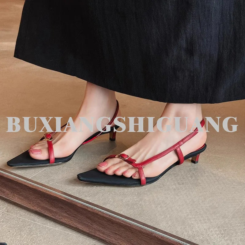Women's Sandals Are Fashionable and High-end To Wear in Summer, Exquisite 2025 New Style with Skirts and Shoes