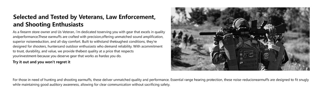 Electronic Headphone 5.0 Bluetooth Earmuffs Hearing Protection Headphones for Music Safety Noise Reduction shooting earmuffs