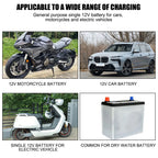 2A Intelligent Fast Power Charging 3 Stages Lead Acid AGM GEL Battery-chargers Car Accessories Car Battery Charger