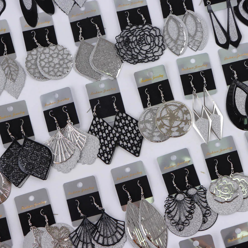 10Pairs/Lot Fashionable Women's Stainless Steel Earrings, Daily Jewelry Accessories Gifted To Friends, Randomly Shipped