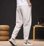 Trousers Skinny Autumn And Winter Plain Male Sports Pants Slim Cropped Men's Sweatpants Tights Aesthetic Hot Aesthetic Hot Loose