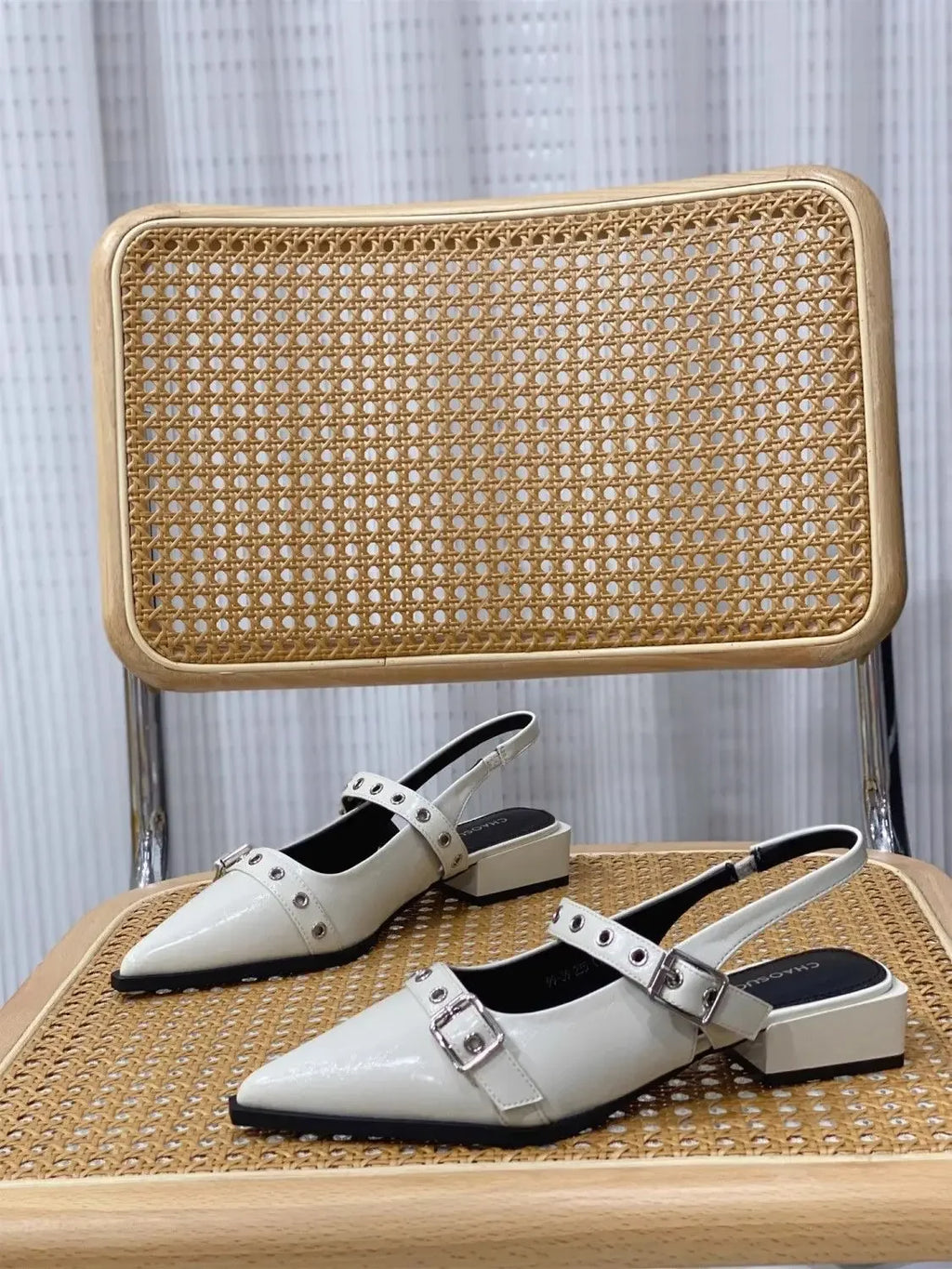 Sandals for Women Pointed Toe Daily Woman Shoes With Low Heels Summer 2024 Comfortable Trending Anti Slip Hot The Best Or Trend