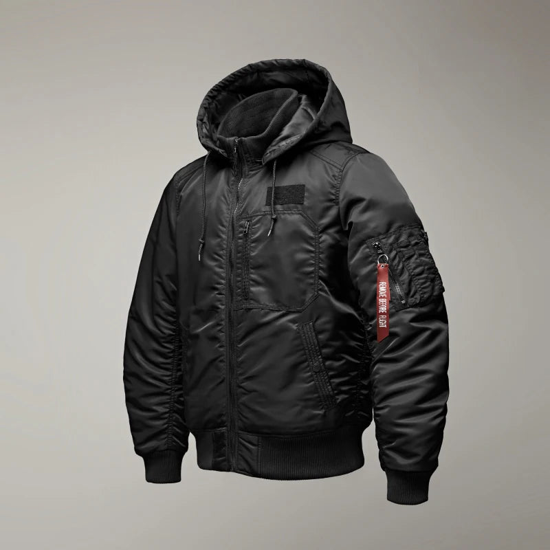 Men's winter jacket is very stylish waterproof and windproof, thickened with padded