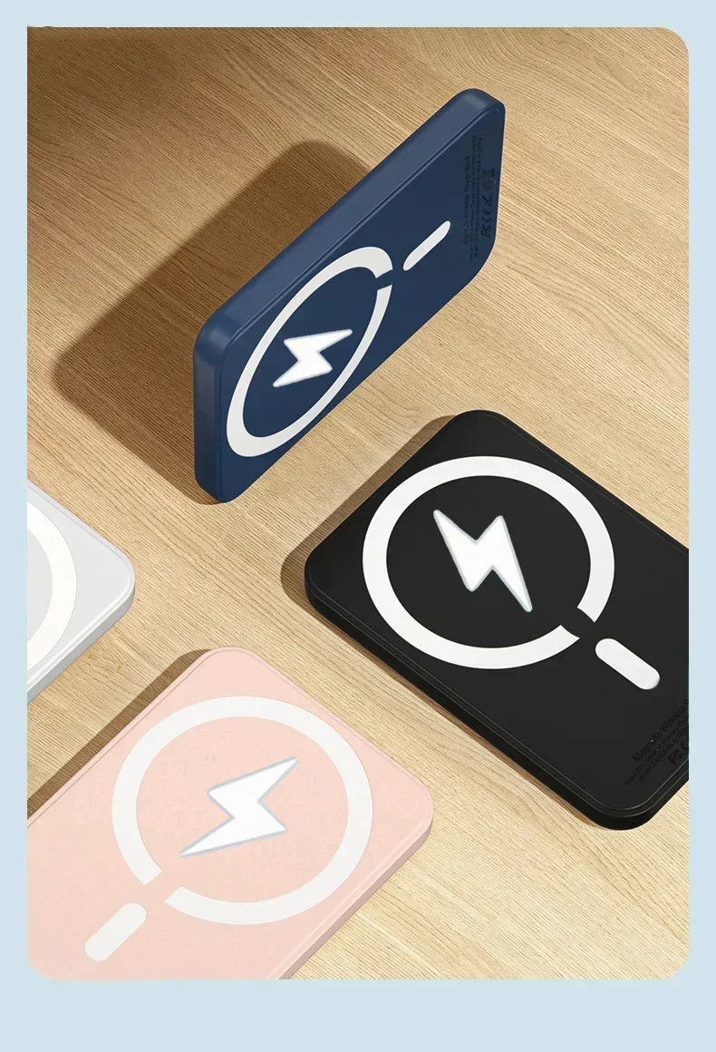 New Magnetic Wireless Power Bank 10000mAh for iPhone 12 13 14 15 Pro Max Portable Charger External Auxiliary Battery Pack
