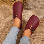 Women Flats Shoes 2024 New Spring Autumn Casual Comfortable Boat Shoes Loafers Round Toe Ballet Outdoor Soft Bottom Flat Shoes