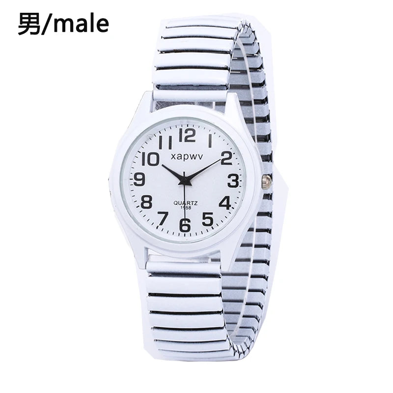 Casual Couple Watches Men Arabic Numerals Fashion Ladies Watch Quartz Wristwatch Pair