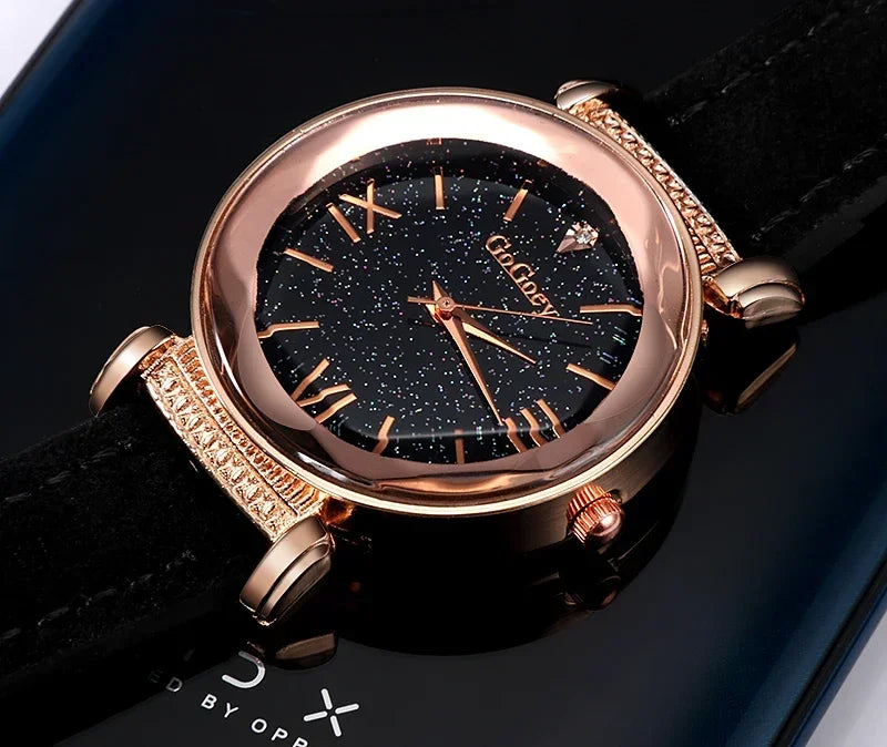 Women Watches Watch for Women Ladies Starry Sky Quartz Wristwatch  Montre Femme Reloj Mujer Horloges Vrouwen Relógio Clocks
