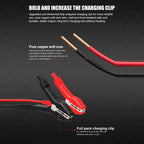 E-FAST Car Battery Chargers 12V/6A Full Automatic Battery Chargers Maintainer Portable Trickle Chargers Battery Desulfator