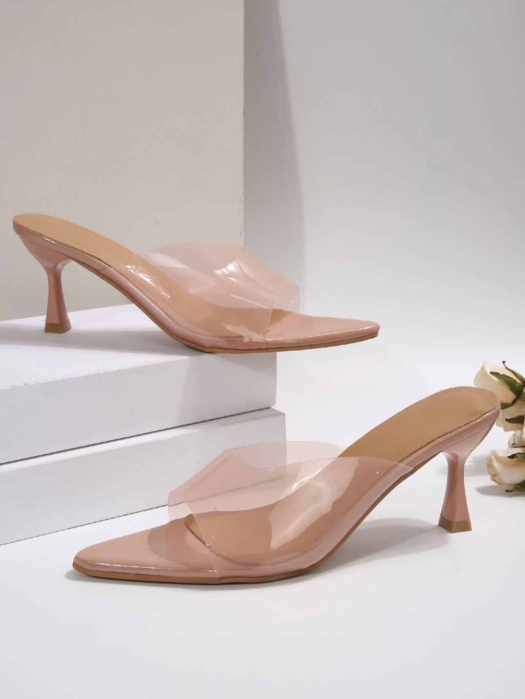 Sexy High Heels Women Slippers Designer Heeled Sandals Woman Shoes Summer 2025 Brand Home Slides Elegant Flip Flops Sandalias