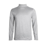 Men's High Neck T-shirts Fashion Solid Slim Long Sleeve T-shirt Male Long Sleeve Basic Bottoming Shirt Fashion Slim-Fit Tops
