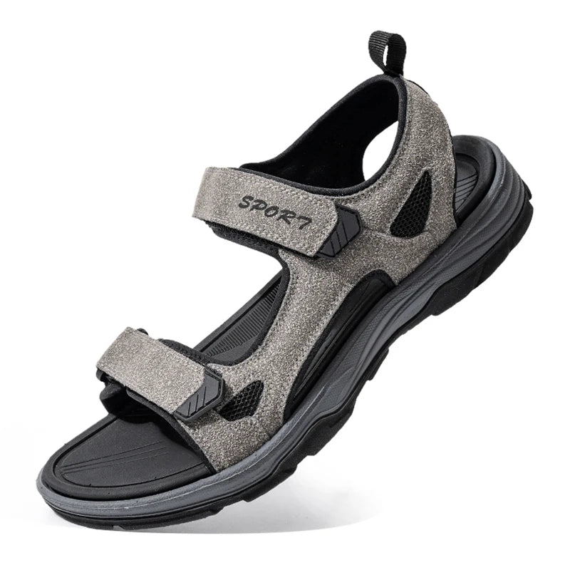 Summer Sandals for Men Breathable Outdoor Casual Sandalies Shoes Fashion Beach Non Slip Walking Shoes Size 40-46