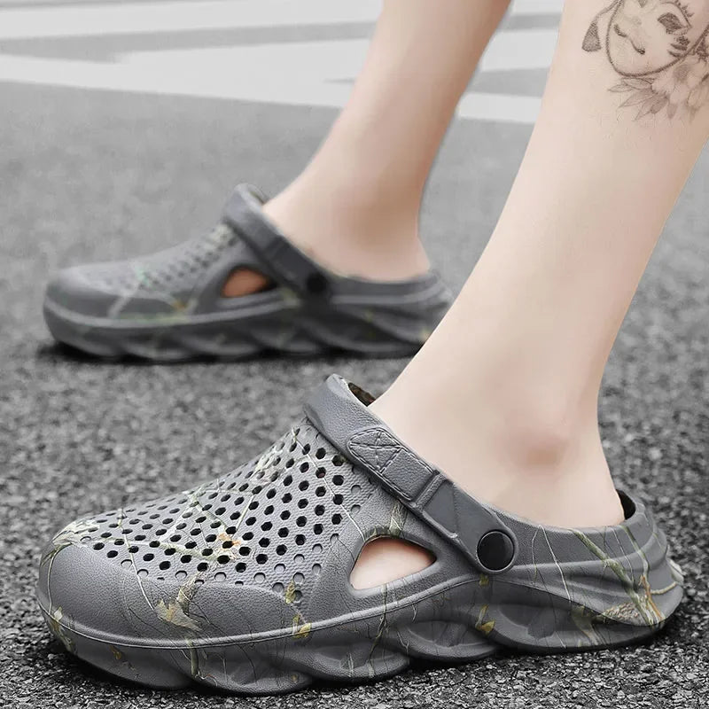 Slippers Mens Summer Shoes Casual Non-slip Wear-resistant Sandal Comfortable High Quality Beach Outdoor Slippers for Men