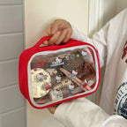 Cute Cat Makeup Bag Large Capacity Travel Toiletry Pouch Cosmetic Organizer Carry Case