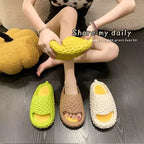 Women's Home Slippers 2023 New Arrivals Durian Slipper Summer Couples Casual Comfort Flip Flops Woman Flats Beach Shoes Slides