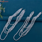 TOPQUEEN SG04 Jewelry Bride Wedding Accessories Crystal Tassel Pendant Necklace Women's Bolero Shawl Dress Shoulder Decoration