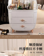 Luxury desktop cosmetics storage box Skin care lipstick perfume jewelry shelf Dust proof transparent cosmetic box