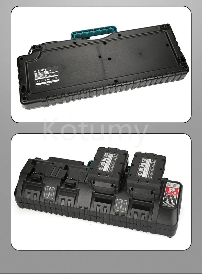 Four Port Battery Charger 3a Charging Current Replacement Batterys Chargers