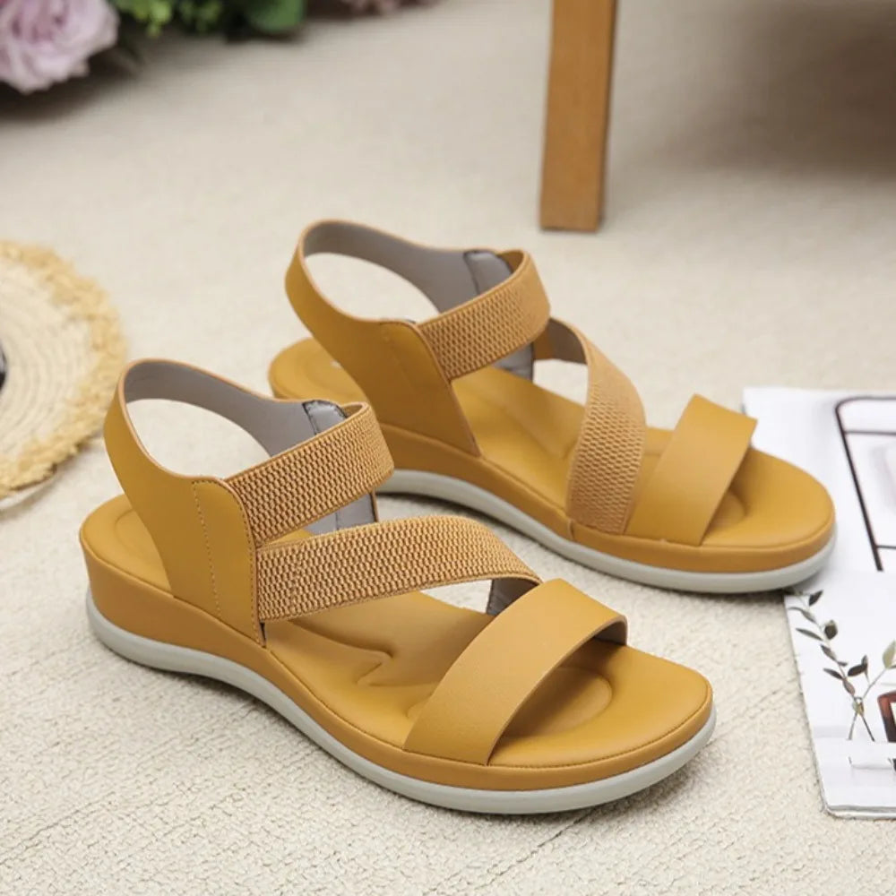Sports Sandals for Women's 2025 Summer New Casual Sandal for Womens Large Thick Bottom Beach Sandals Platform Shoes Women