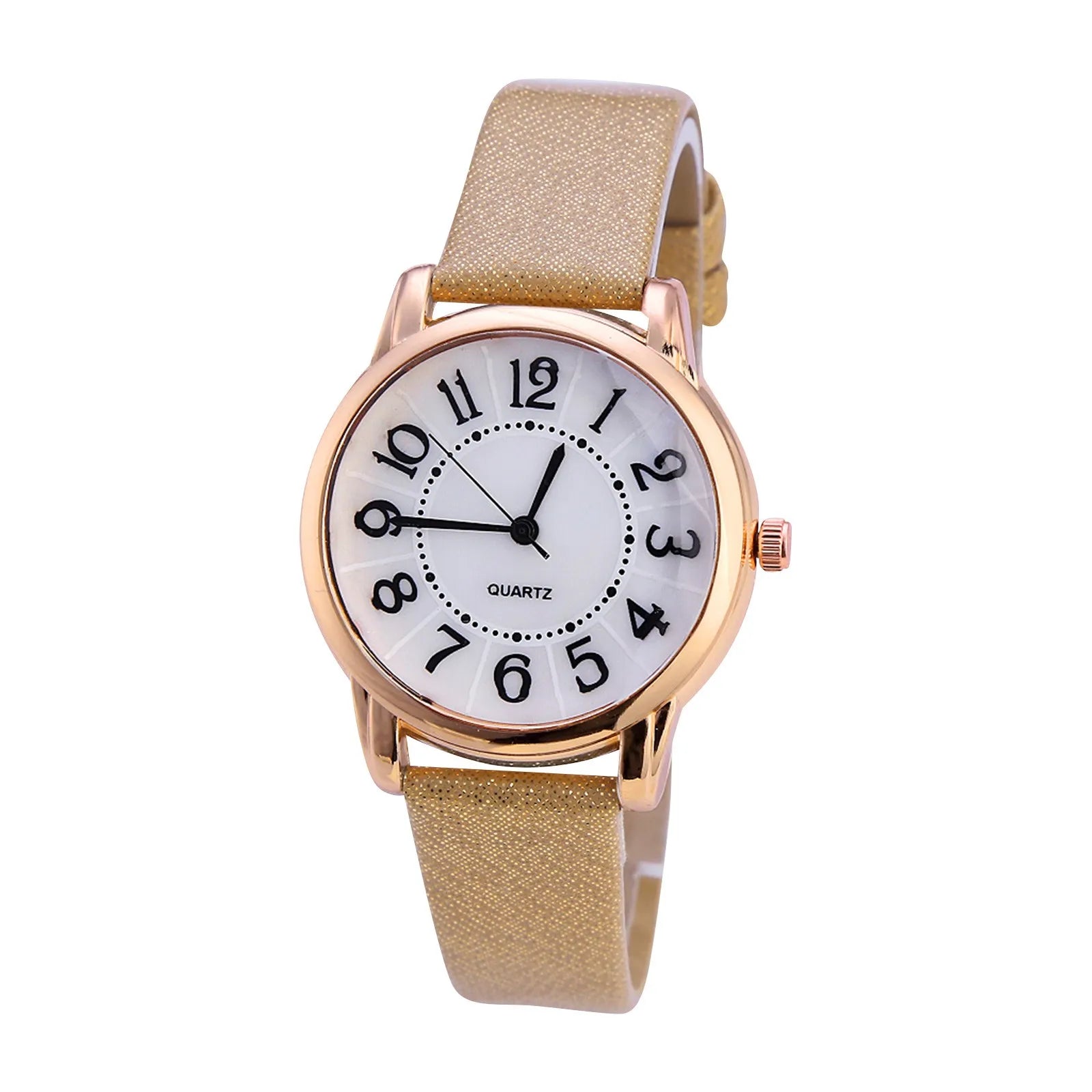 Women's Watch Quartz Dial Digital Watch Frosted Leather Strap Ladies And Girls' Watch Female Casual Ladies Watches женские часы