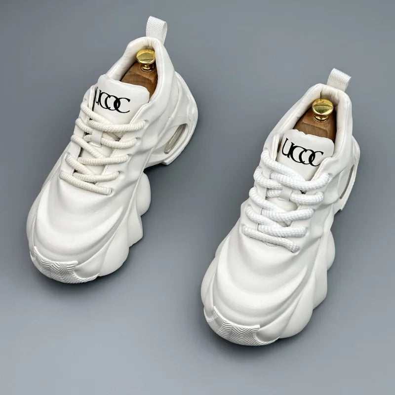 Men Shoes Designer Luxury Casual Sneakers Breathable Platform Shoes for Men Fashion Height Increasing Comfortable Non-slip Shoes