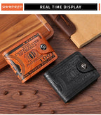 Men's Wallets  Dollar PatternWallet Male Leather Walet Photo Card HolderFashion Large Capacity Wallet Purse Bag