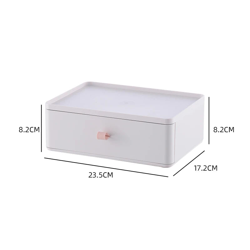 Makeup Organizer for Cosmetics Large Capacity Plastic Storage Container Desktop Organizer Boxes Jewelry Office Storage Baskets