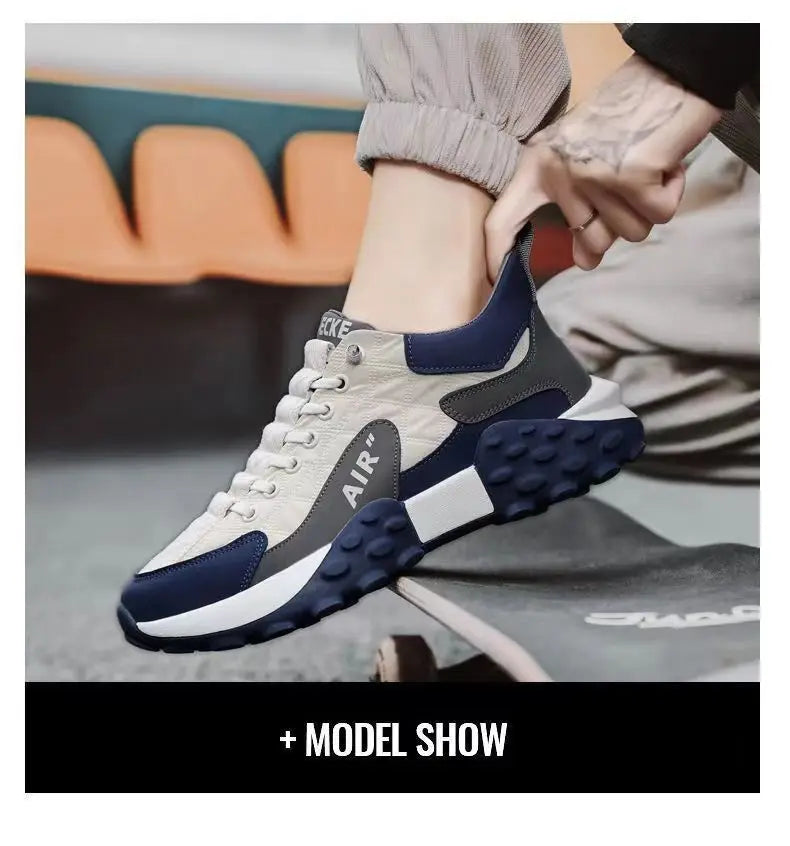 Men Sneakers Platform Men Shoes 2025 New Running Shoes for Men Luxury Brand Casual Vulcanized Shoes Comfortable Tenis Masculino