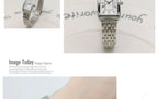 Watches for Women Rectangular Roman Scale Ladies Steel Strap Watch Fashion Trend Thin Strap Quartz Wristwatches Relogio Feminino