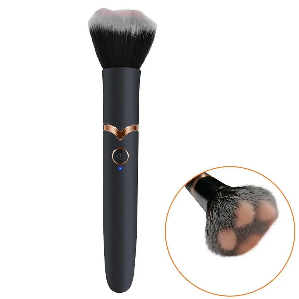 Electric Cosmetic Brush Foundation Blush Loose Powder Brush Tools Multifunctional Vibration Rechargeable Facial Makeup Brushes