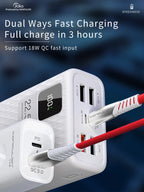 Power Bank 30000mAh With 20W PD 22.5W QC Quick Charging Powerbank Support FCP AFC  VOOC 22.5 Portable PoverBank 20000mAh