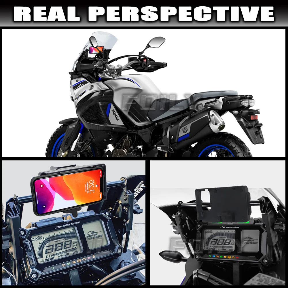 For YAMAHA XT 1200 Z Super Tenere 2017-2020 XT1200Z Motorcycle Accessories Mobile Phone USB Navigation Bracket GPS Smart Phone