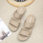 Female Shoes Slippers Soft Big Size Low Platform Summer Clogs Woman Luxury Slides Comfort Beach Designer Scandals Casual