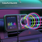 Hands-free Car MP3 Player Dual USB Fast Charging Car Audio Driving Experience Fast Charging Technology LED Backlighting Modes