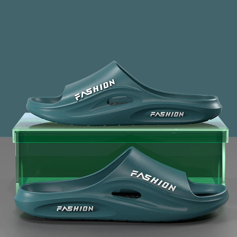 Men's slippers for outdoor wear in summer with soft soles 2024 new high-end sports sandals for men anti slip and odor proof