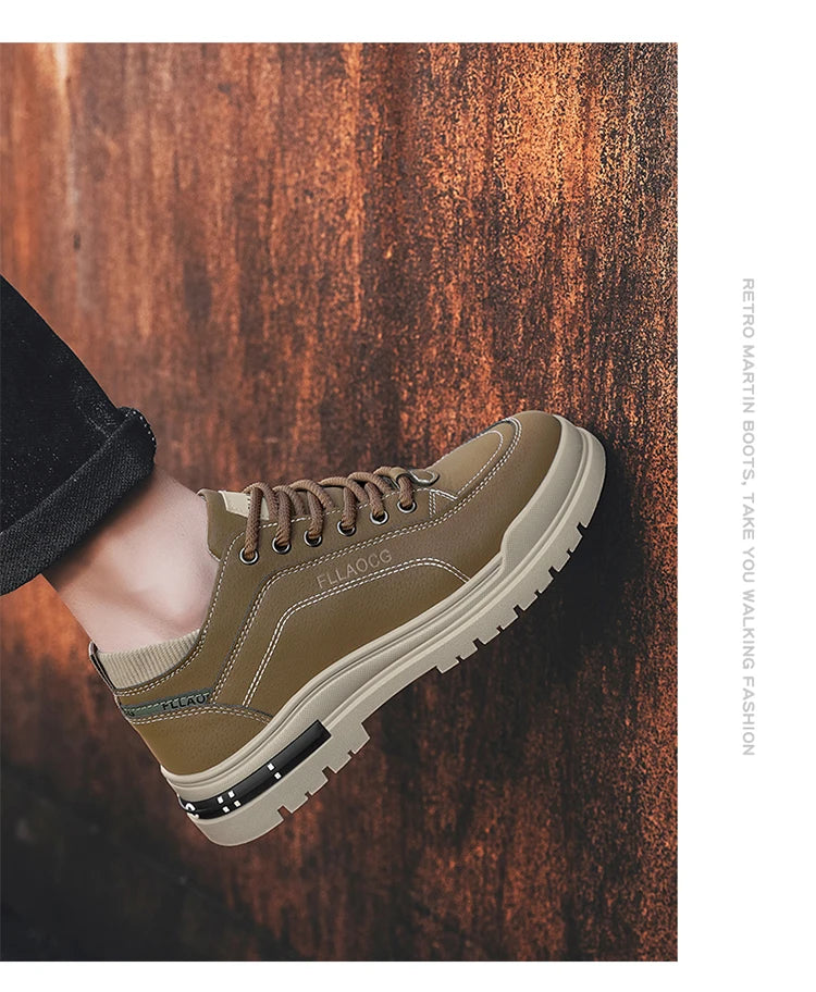 Men's shoes four seasons soft-soled non-slip casual shoes outdoor youth walking shoes fashion student sports shoes tooling shoes